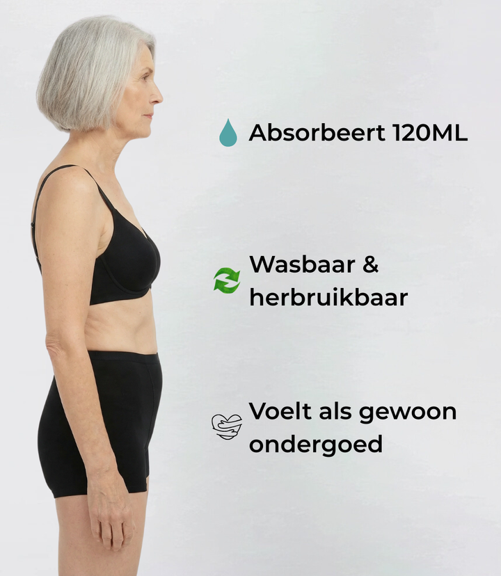 Boyshort - Extra zwaar - 100% Lekvrij